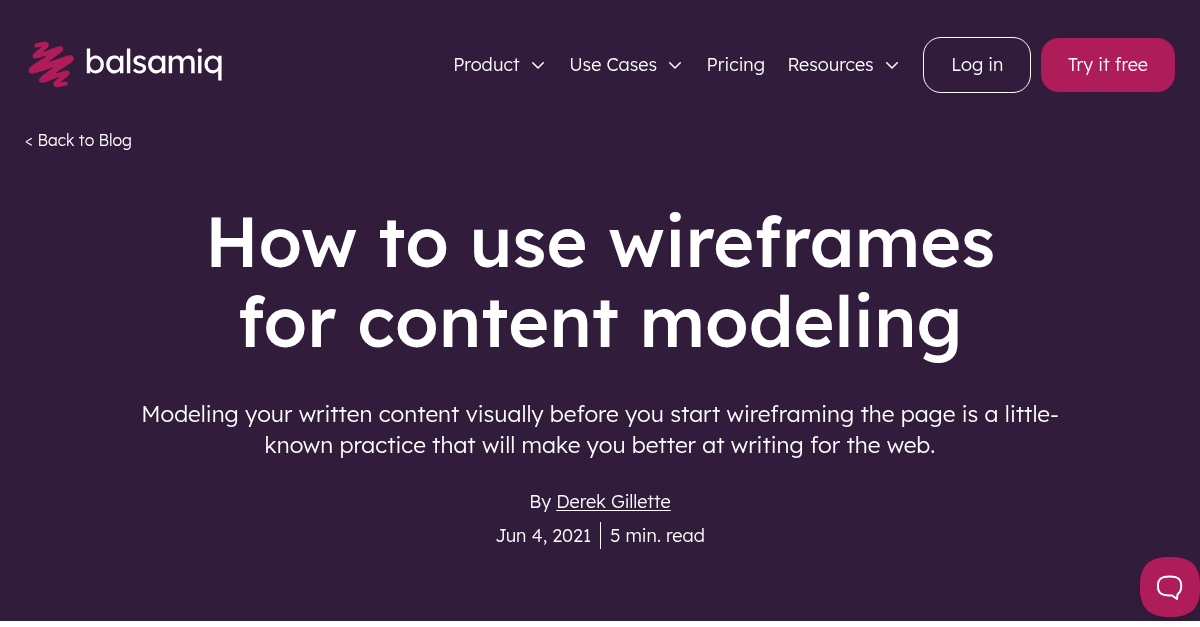 How to use wireframes for content modeling