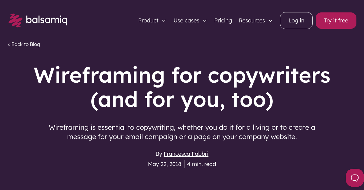 Wireframing for copywriters (and for you, too)