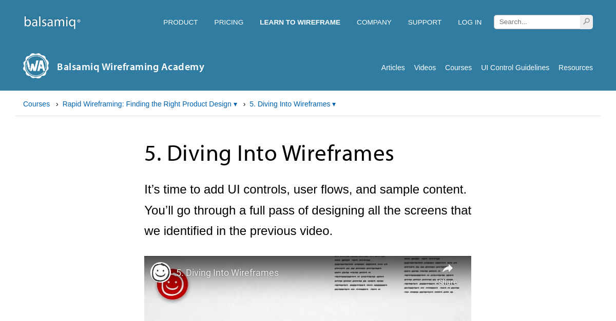 Wireframes Wireframes