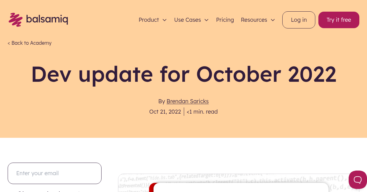 Dev Update For October 2022