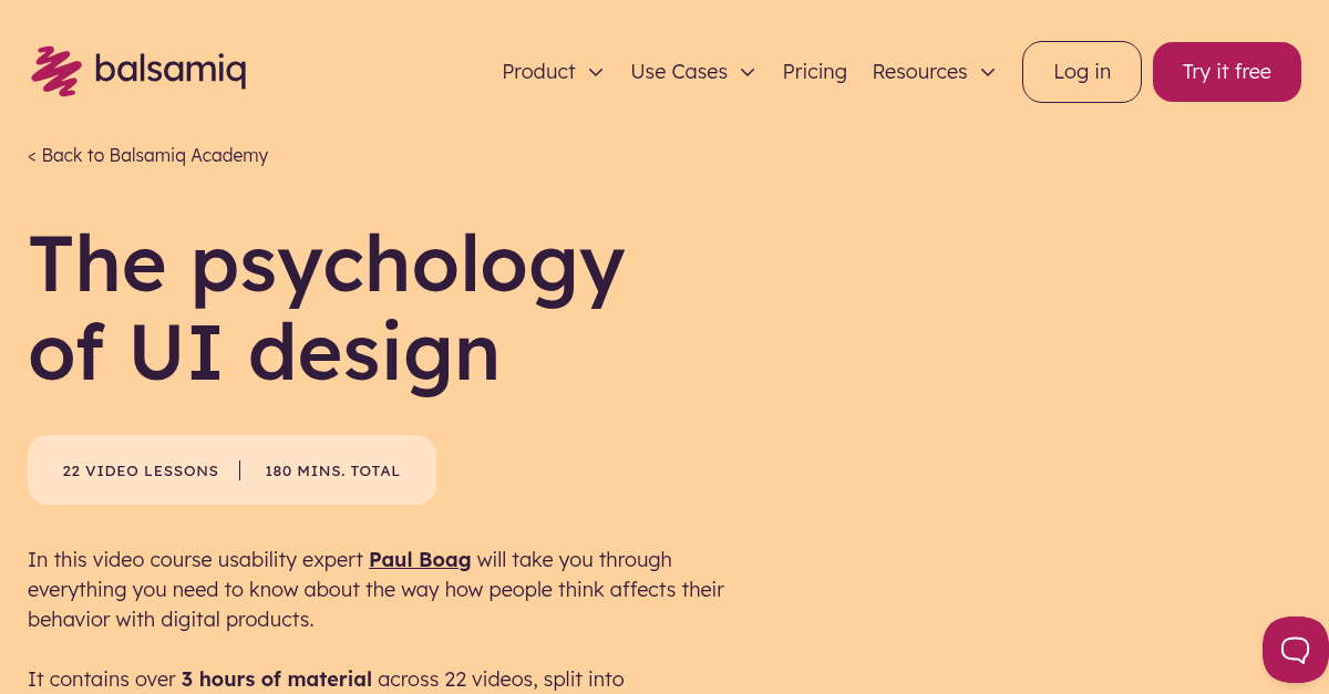 The psychology of UI design