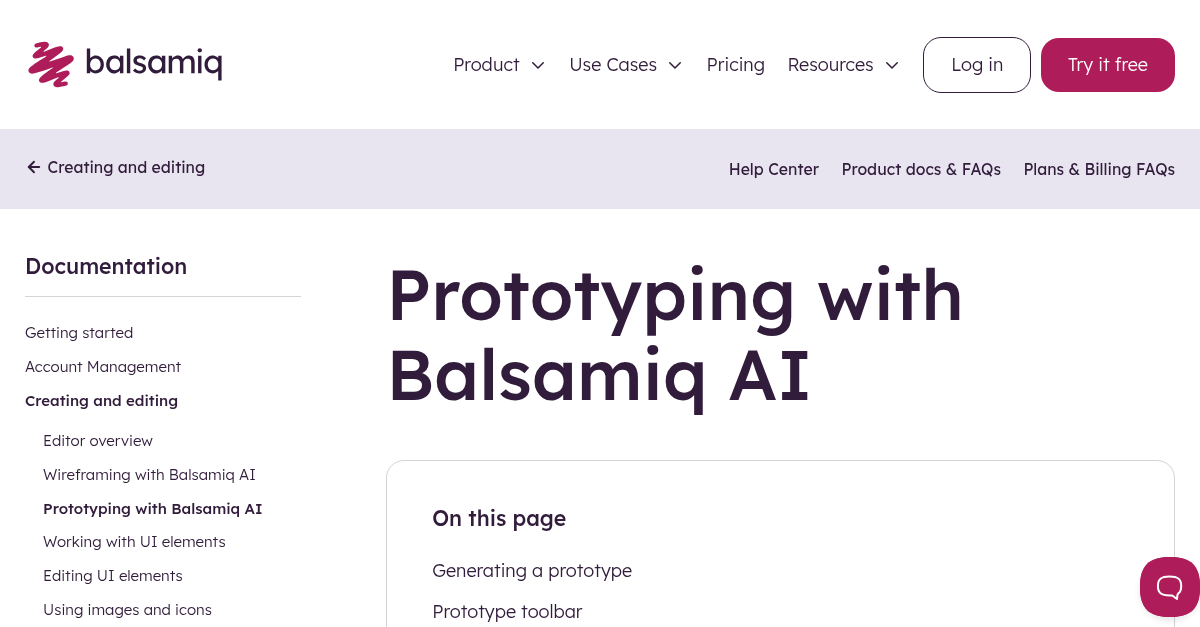 How to create prototypes with Balsamiq - Balsamiq documentation