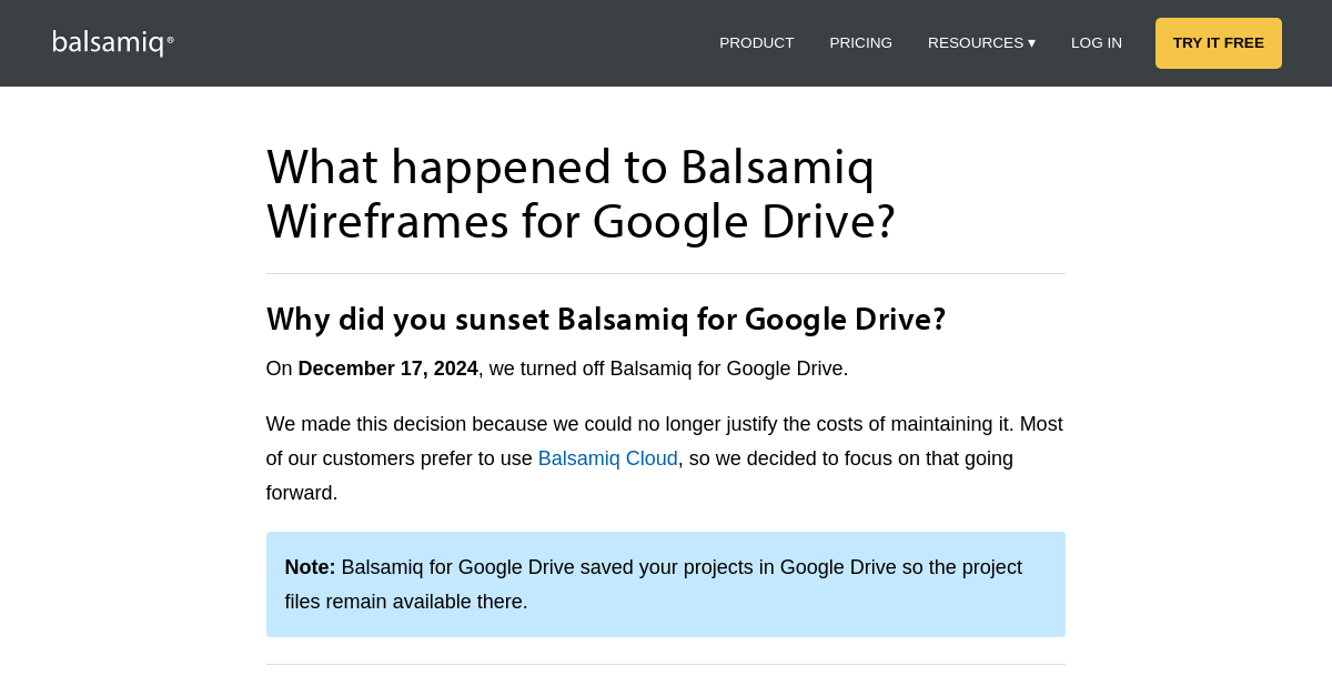 Exporting to PDF Balsamiq for Google Drive Documentation Balsamiq